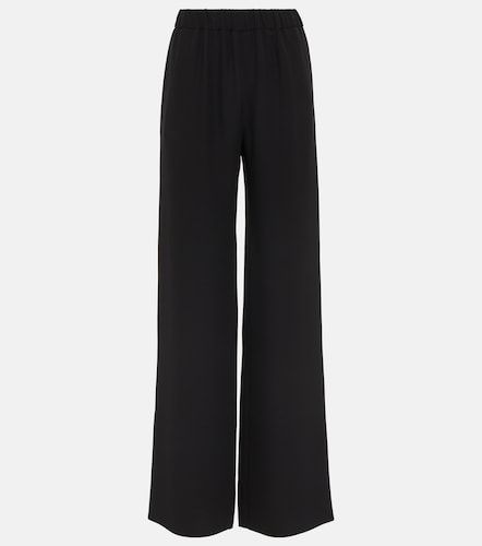 Pantalon ample en soie à taille mi-haute - Valentino - Modalova