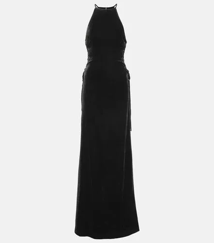 Robe longue en velours - Alessandra Rich - Modalova
