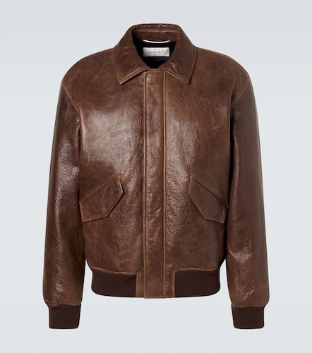 Saint Laurent Veste bomber en cuir - Saint Laurent - Modalova