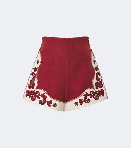 Alémais Short Duke en laine mélangée à broderies - Alemais - Modalova
