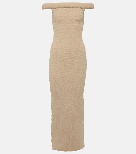 Robe midi à épaules dénudées - Toteme - Modalova
