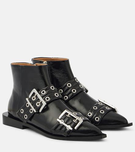 Ganni Bottines en cuir synthétique - Ganni - Modalova