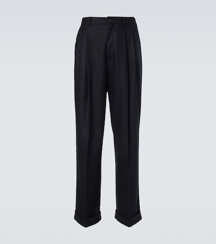 Pantalon ample en laine vierge - Dolce&Gabbana - Modalova