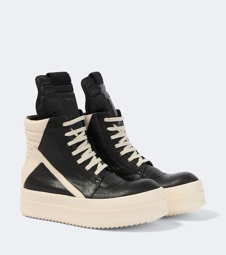 Baskets compensées Geobasket en cuir - Rick Owens - Modalova