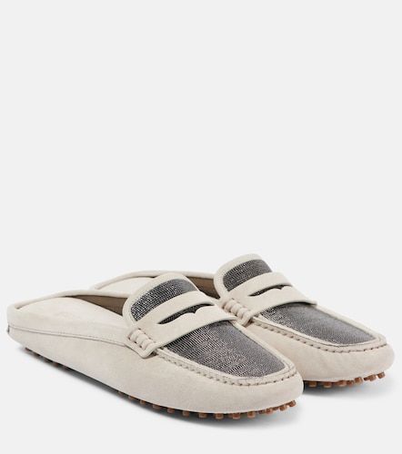 Mocassins Monili en daim - Brunello Cucinelli - Modalova