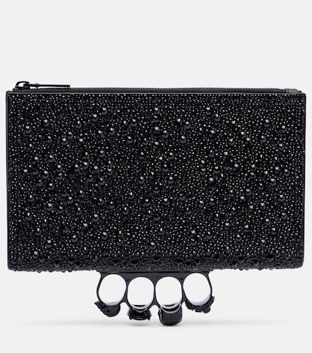 McQueen Pochette Knuckle en cuir - McQueen - Modalova