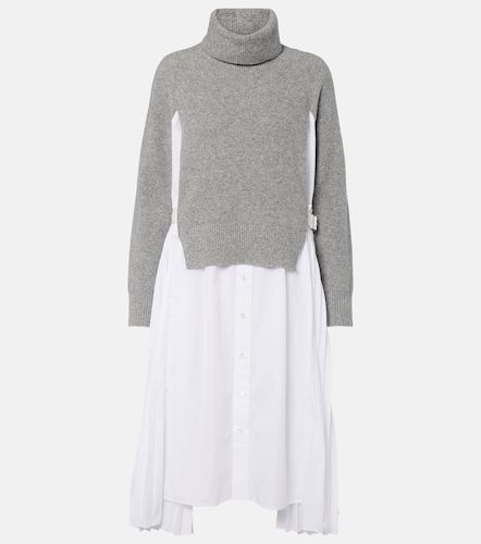 Sacai Robe midi à col roulé - Sacai - Modalova