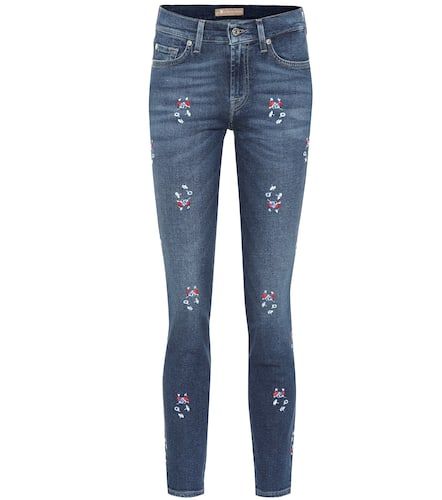 Jean skinny Roxanne brodé - 7 For All Mankind - Modalova