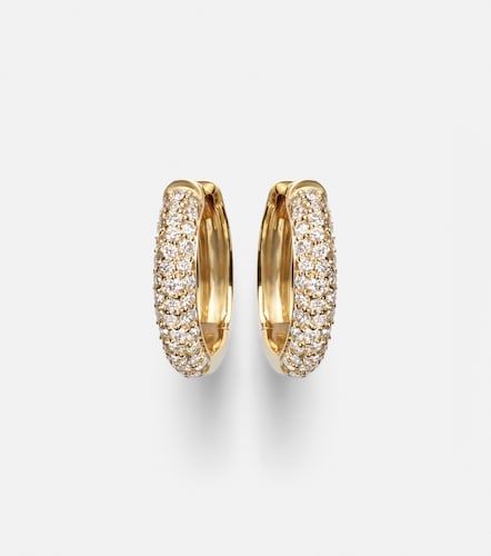 Boucles d'oreilles Essential en or 14 ct et diamants - Stone and Strand - Modalova