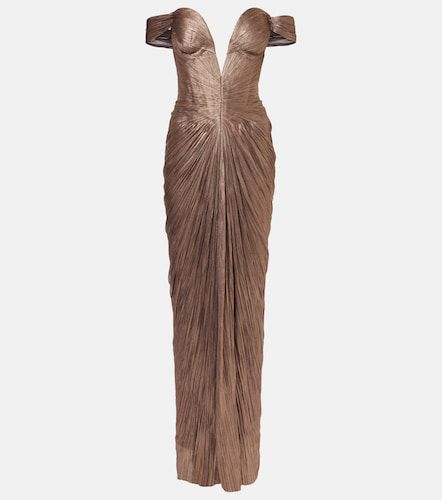 Robe longue Tia en soie - Maria Lucia Hohan - Modalova