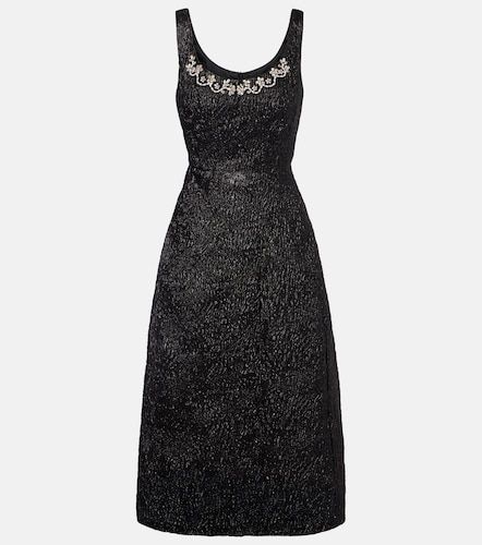 Robe de cocktail en lamé à ornements - Simone Rocha - Modalova