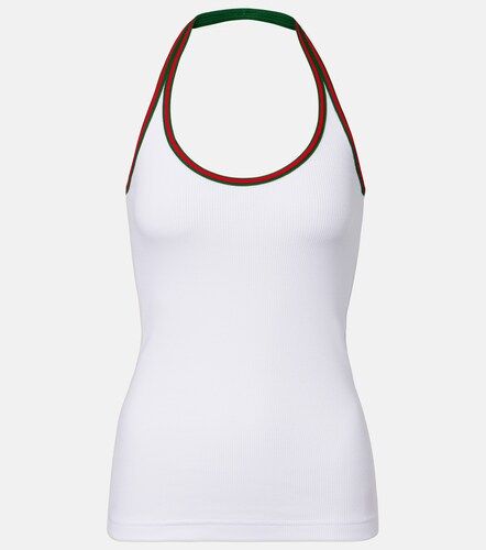Top Web Stripe en coton mélangé - Gucci - Modalova