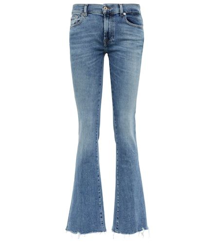 Jean bootcut Tailorless Luxe à taille basse - 7 For All Mankind - Modalova