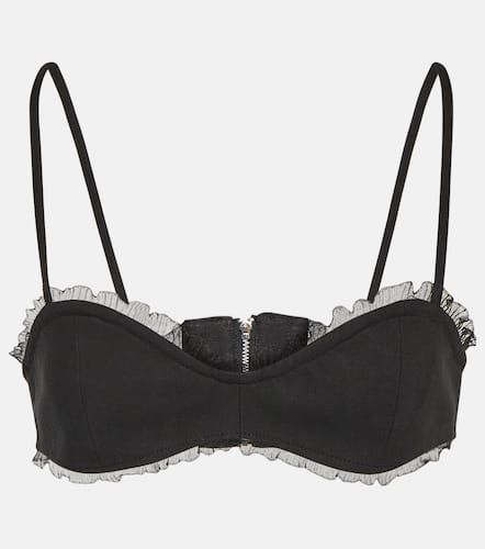 Ganni Brassière en coton - Ganni - Modalova