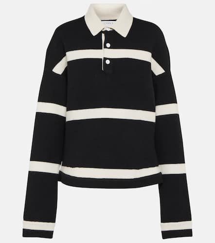 Polo rayé en laine mélangée - JW Anderson - Modalova