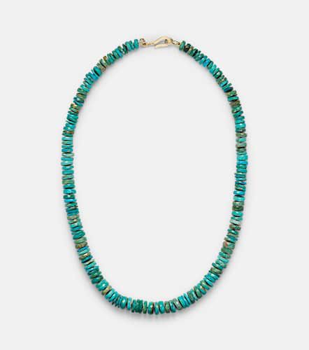 Collier en or 9 ct et turquoise - Ileana Makri - Modalova