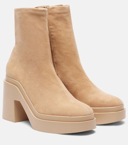 Bottines  plateforme Nina en daim - Clergerie - Modalova