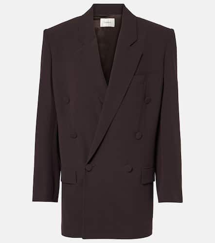 Blazer en crêpe de soie - Saint Laurent - Modalova