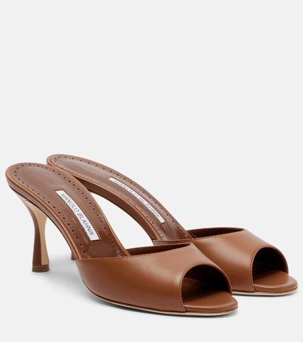 Manolo Blahnik Mules Jada en cuir - Manolo Blahnik - Modalova