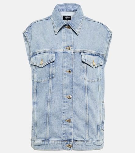 Gilet Airwave en jean - 7 For All Mankind - Modalova