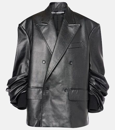 Blazer en cuir synthétique - Junya Watanabe - Modalova