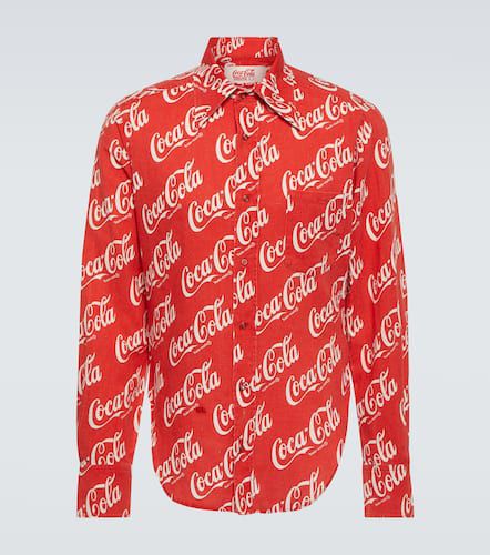 X Coca-Cola® – Chemise imprimée en coton et lin - ERL - Modalova