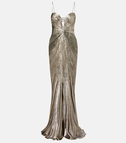 Robe bustier Dakota en lamé - Maria Lucia Hohan - Modalova