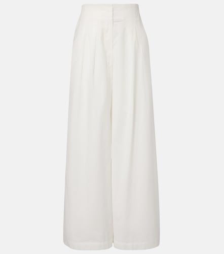 Pantalon large en coton mélangé - Adriana Degreas - Modalova