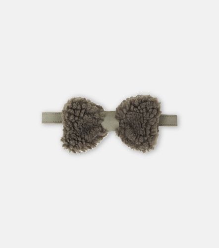 Nœud papillon Furro en cuir et shearling - Donsje - Modalova