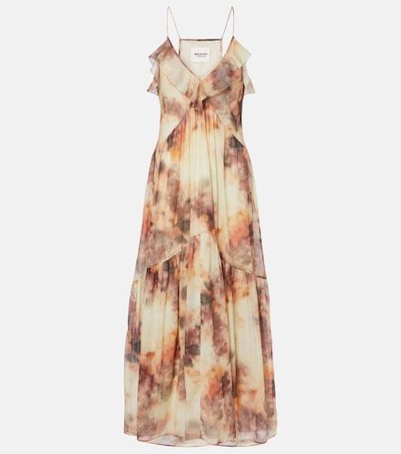 Robe midi en coton imprimé - Marant Etoile - Modalova