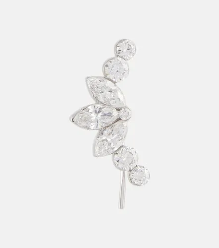 Boucle d’oreille Invisible Diamond Lotus en or blanc 18 ct et diamants - Maria Tash - Modalova
