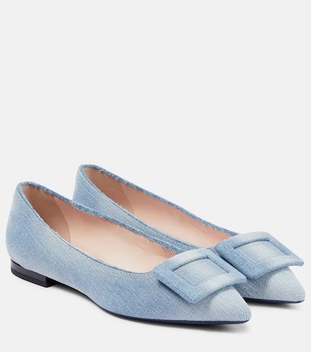 Ballerines Gommettine en jean - Roger Vivier - Modalova