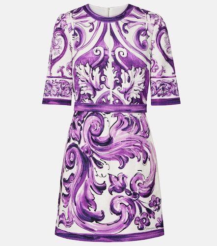 Robe Majolica en coton mélangé - Dolce&Gabbana - Modalova