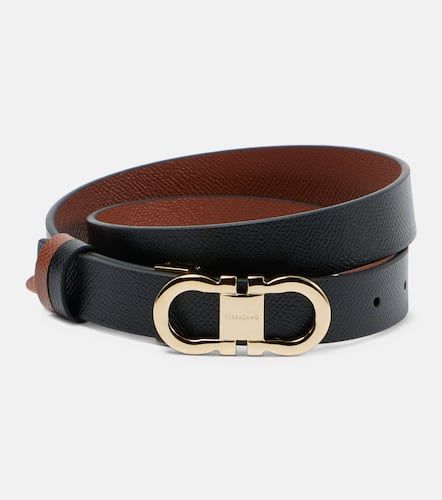 Ceinture Gancini rversible en cuir - Ferragamo - Modalova
