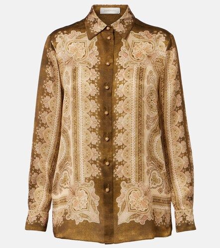 Chemise Luna en satin de soie - Zimmermann - Modalova