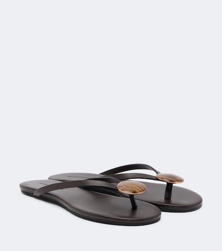 Tongs Aura Quartz en cuir - Christopher Esber - Modalova