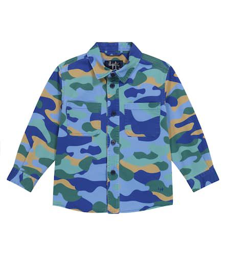 Chemise en coton mélangé à motif camouflage - Il Gufo - Modalova