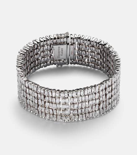 Bracelet en or blanc 18 ct et diamants - Suzanne Kalan - Modalova