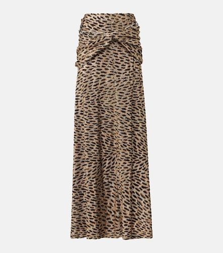 Rabanne Jupe longue Tiger en lamé - Rabanne - Modalova