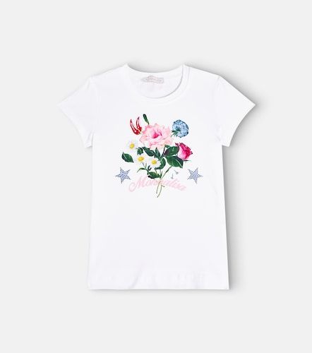 Monnalisa T-shirt imprimé en coton - Monnalisa - Modalova