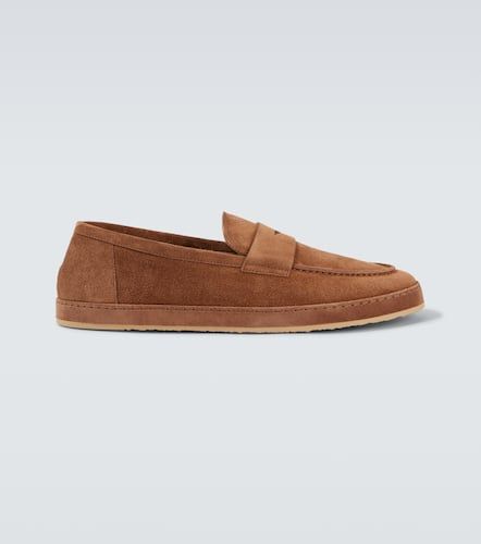 Mocassins en daim - Brunello Cucinelli - Modalova