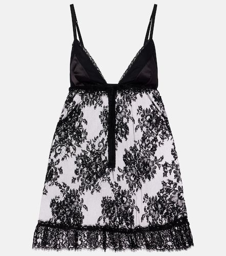 Top en dentelle à fleurs - Dolce&Gabbana - Modalova