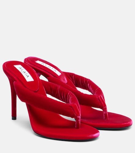 Alaïa Mules en velours - Alaia - Modalova