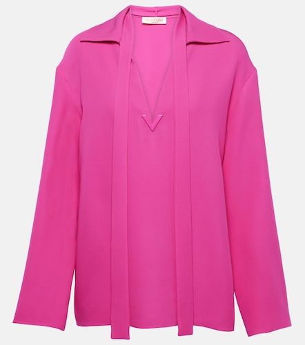 Blouse VGold à col lavallière - Valentino - Modalova