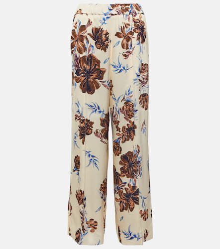 Pantalon ample à taille haute à fleurs - Jil Sander - Modalova