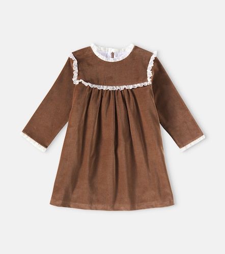 Robe Carolina en velours de coton - La Coqueta - Modalova
