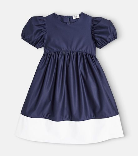 Robe en coton mélangé à manches bouffantes - Il Gufo - Modalova