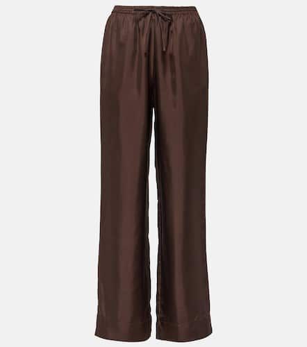 Pantalon ample Aurelia en soie - Asceno - Modalova