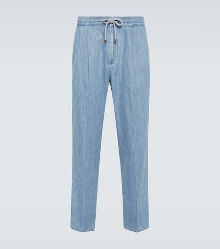 Pantalon chino en jean - Brunello Cucinelli - Modalova
