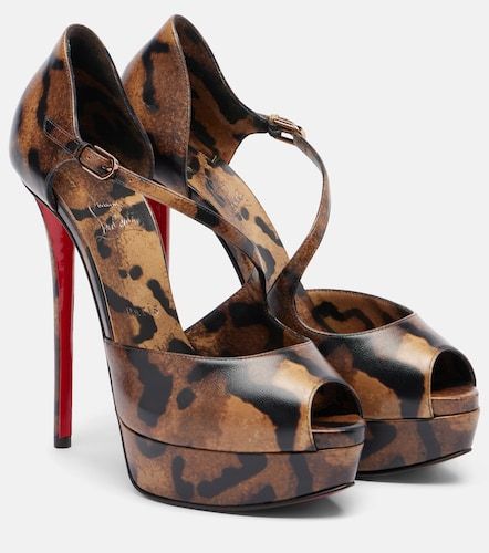 Escarpins Miss Zigourata 160 à plateau en cuir - Christian Louboutin - Modalova